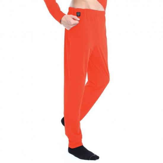 Glovii - Ogrzewane termoaktywne spodnie, rozmiar S, pomarańczowe