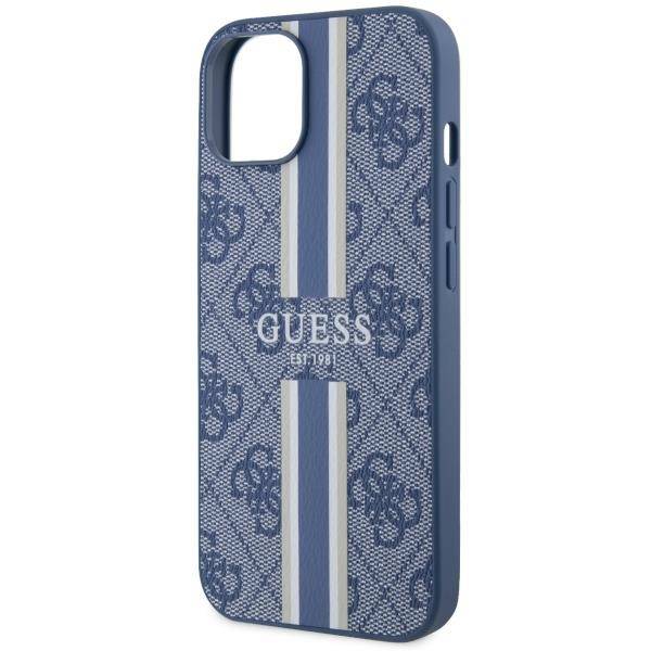 Guess GUHMP14MP4RPSB iPhone 14 Plus 6,7" niebieski/blue hardcase 4G Printed Stripes MagSafe