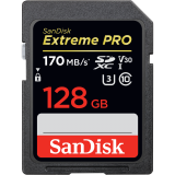 Sandisk Extreme PRO SDXC 128GB R/W 170/90 MB/s C10